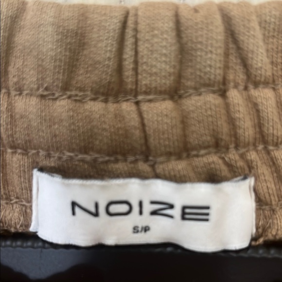Noize Brown Sweatpants Relaxed Fit Elastic Cuffs - Picture 3 of 4